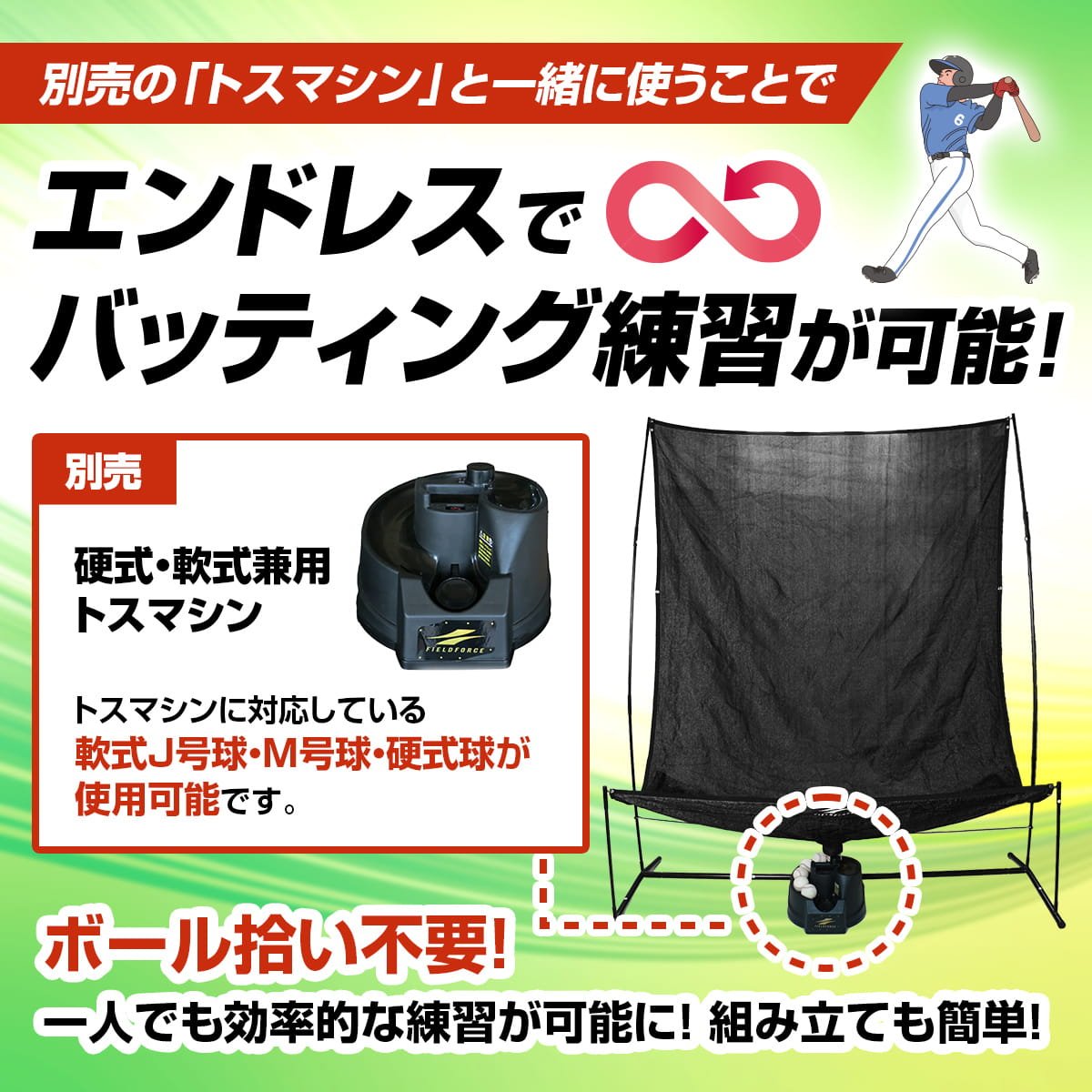 楽天市場】☆1位獲得☆【フィールドフォース 公式】硬式・軟式兼用