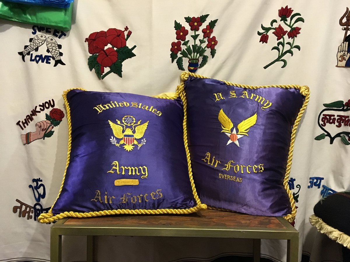 VINTAGE] US ARMY スーベニアクッションカバー | garden730