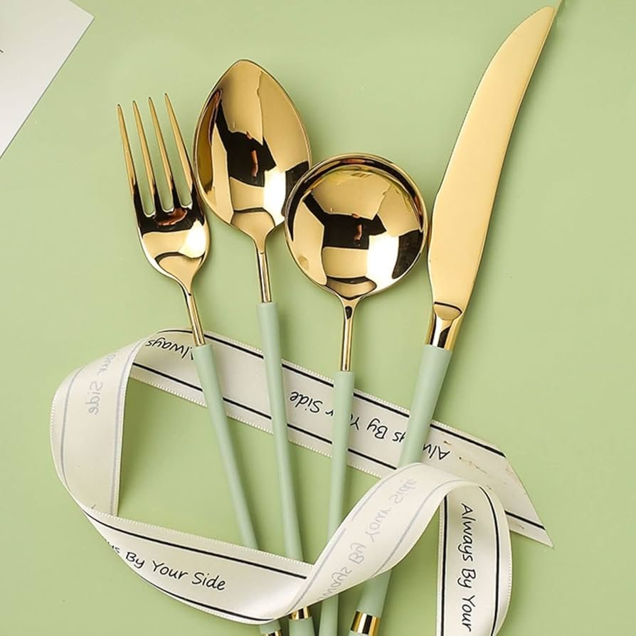 Amazon｜スプーン 304ステンレス 洋食器 ステーキ道具 ナイフ フォーク