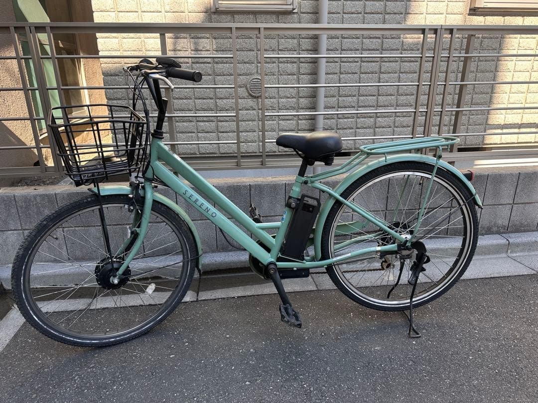 SERENO 電動アシスト自転車 ミントグリーン 楽天市場】◇スーパーSALE期間P5倍&限定クーポン配布◇PROVROS 電動