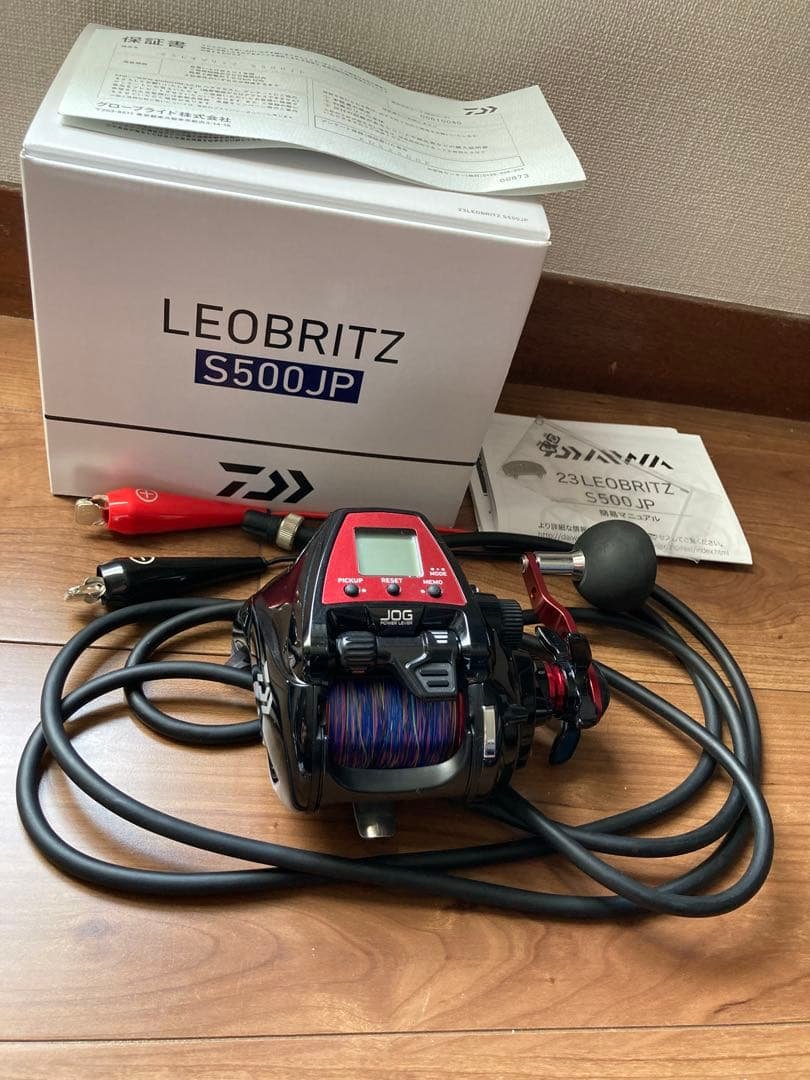 DAIWA LEOBRITZ S500JP 電動リール レオブリッツ　ダイワ DAIWA（ダイワ） レオブリッツ S500 PE4号×500m リールに巻いて発送