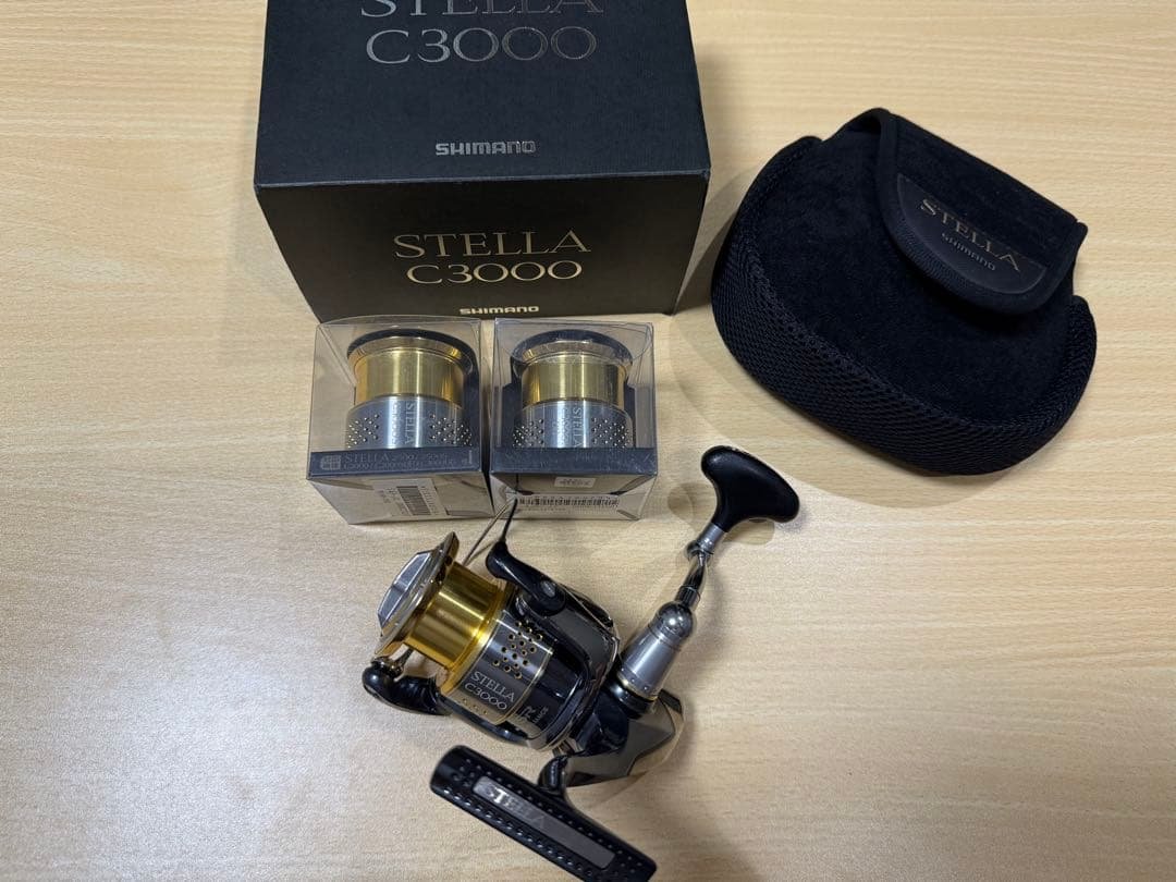 SHIMANO シマノ 10ステラC3000 スピニングリール スプール2個付 シマノ 『パーツ販売』 22 ステラ C3000XG スプール組 04392/100AC