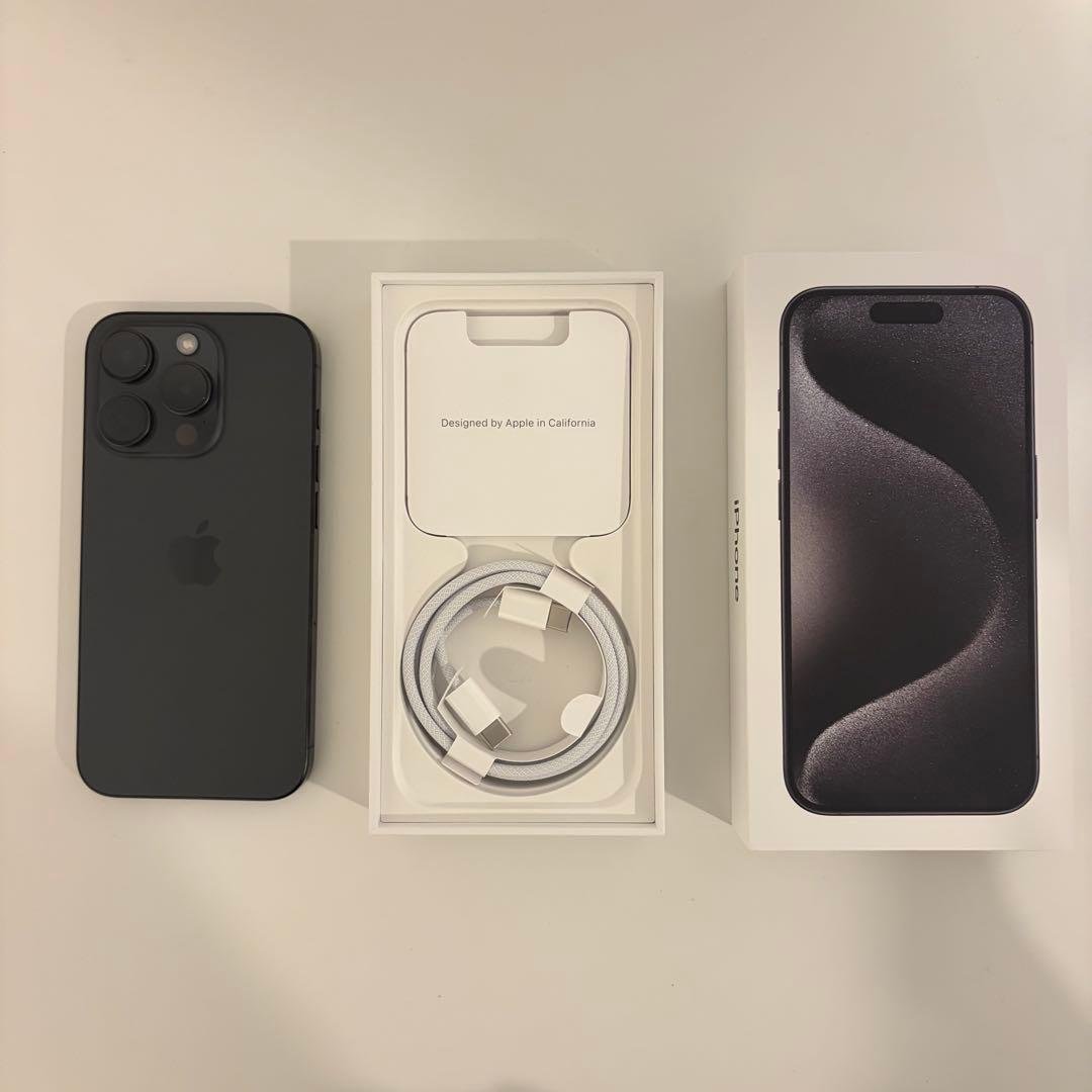 iPhone 15 Pro ブラックチタニウム128GB SIMフリー Amazon | 【整備済み品】 Apple iPhone 15 Pro 128GB ブラック